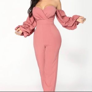 Fashion nova mauve jumpsuit